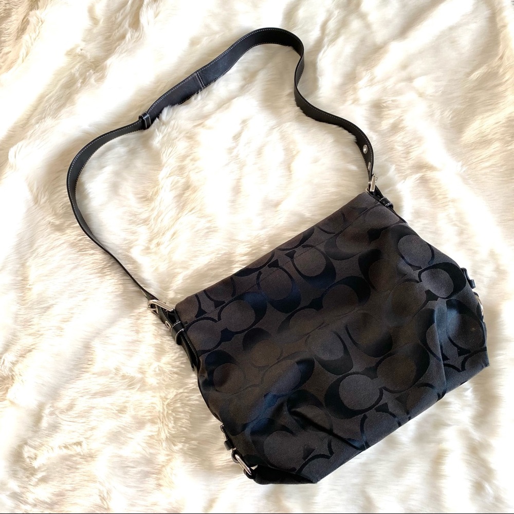 Coach Signature duffle convertible crossbody shoulder bag